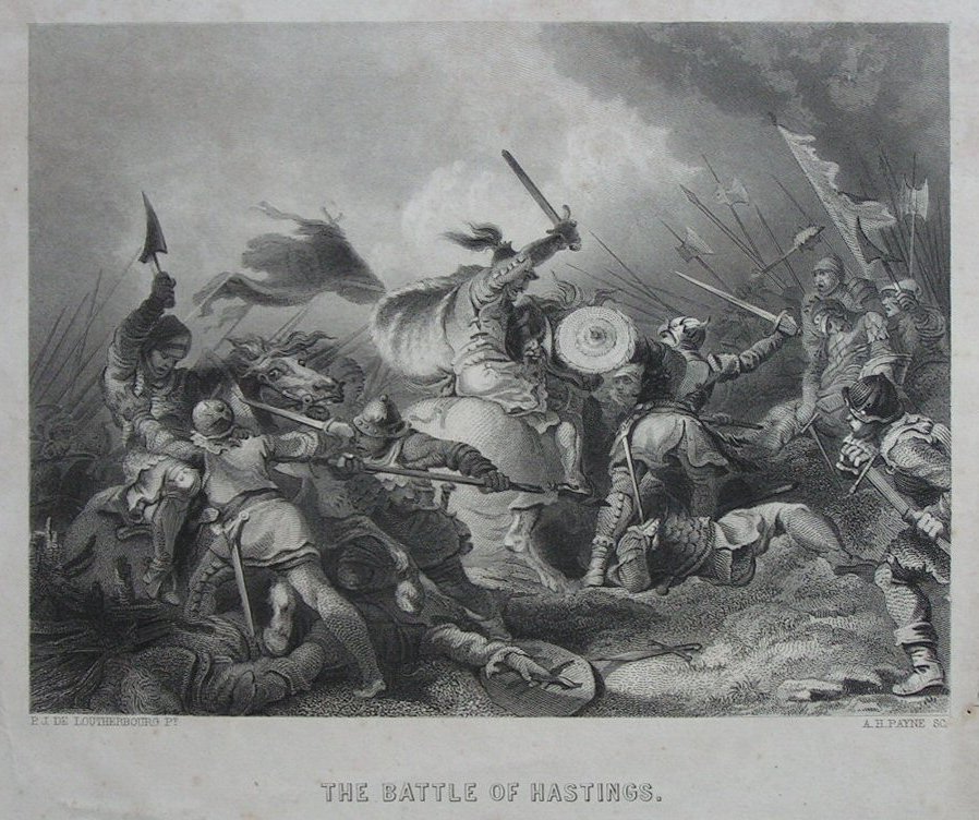 Print - Battle of Hastings - Payne